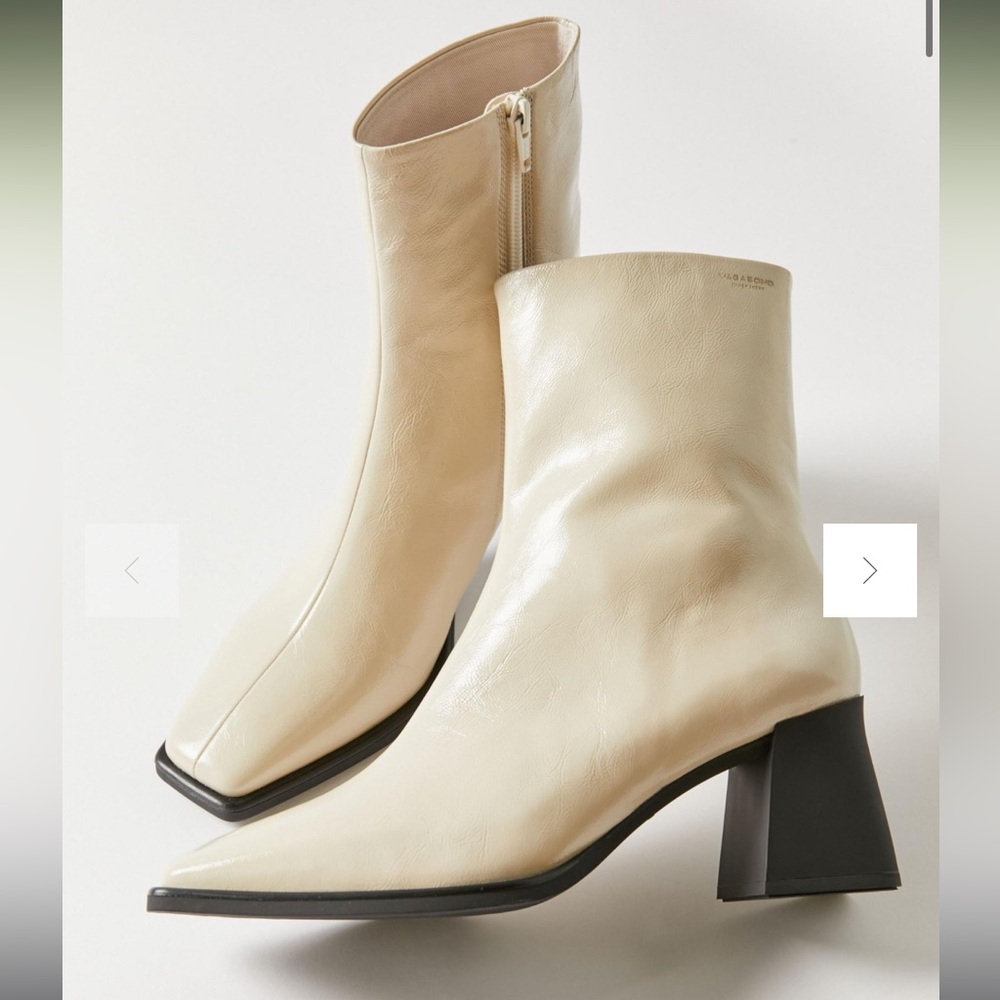 Off White Vegabond Patent Leather Boots